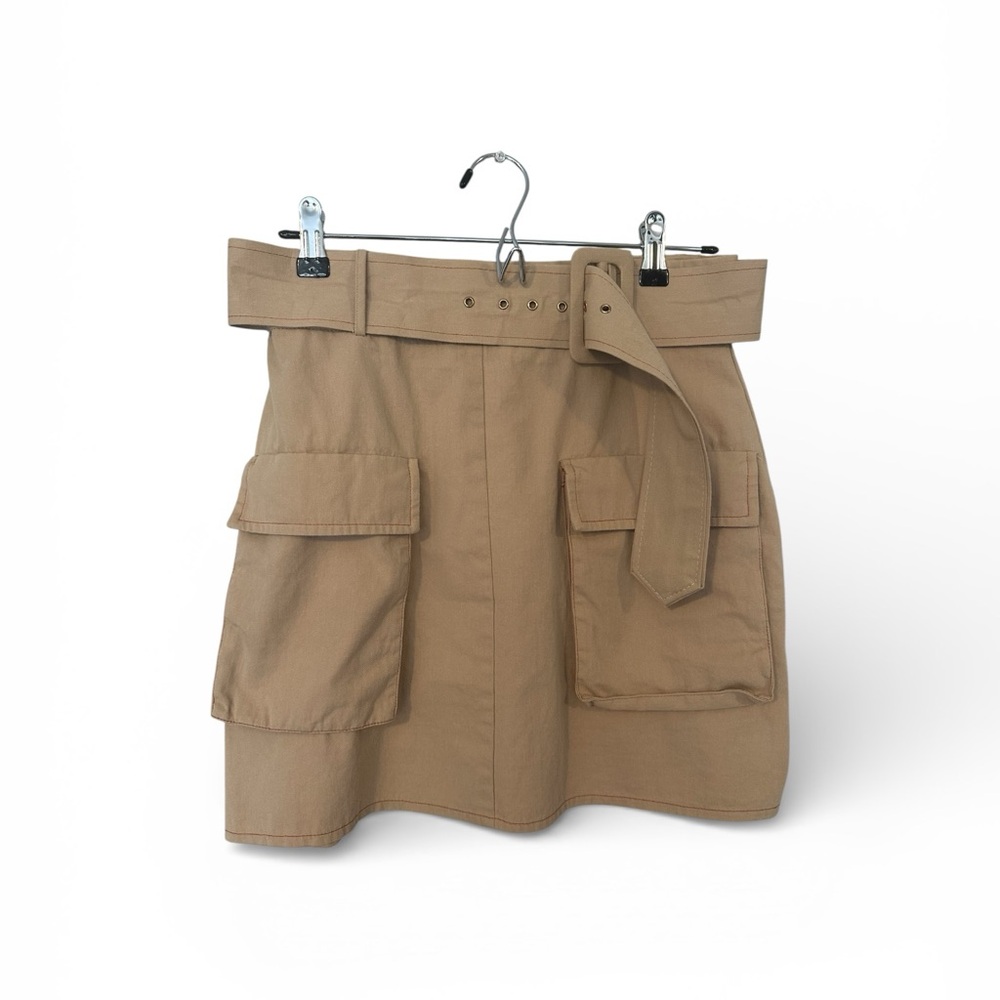 ASOS Tan Mini Skirt with Belt